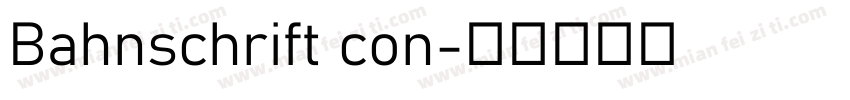 Bahnschrift con字体转换